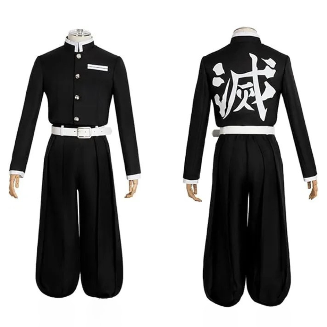 UNIFORME DE CAZADOR DE DEMONIOS PARA NIÑO (DEMON SLAYER)