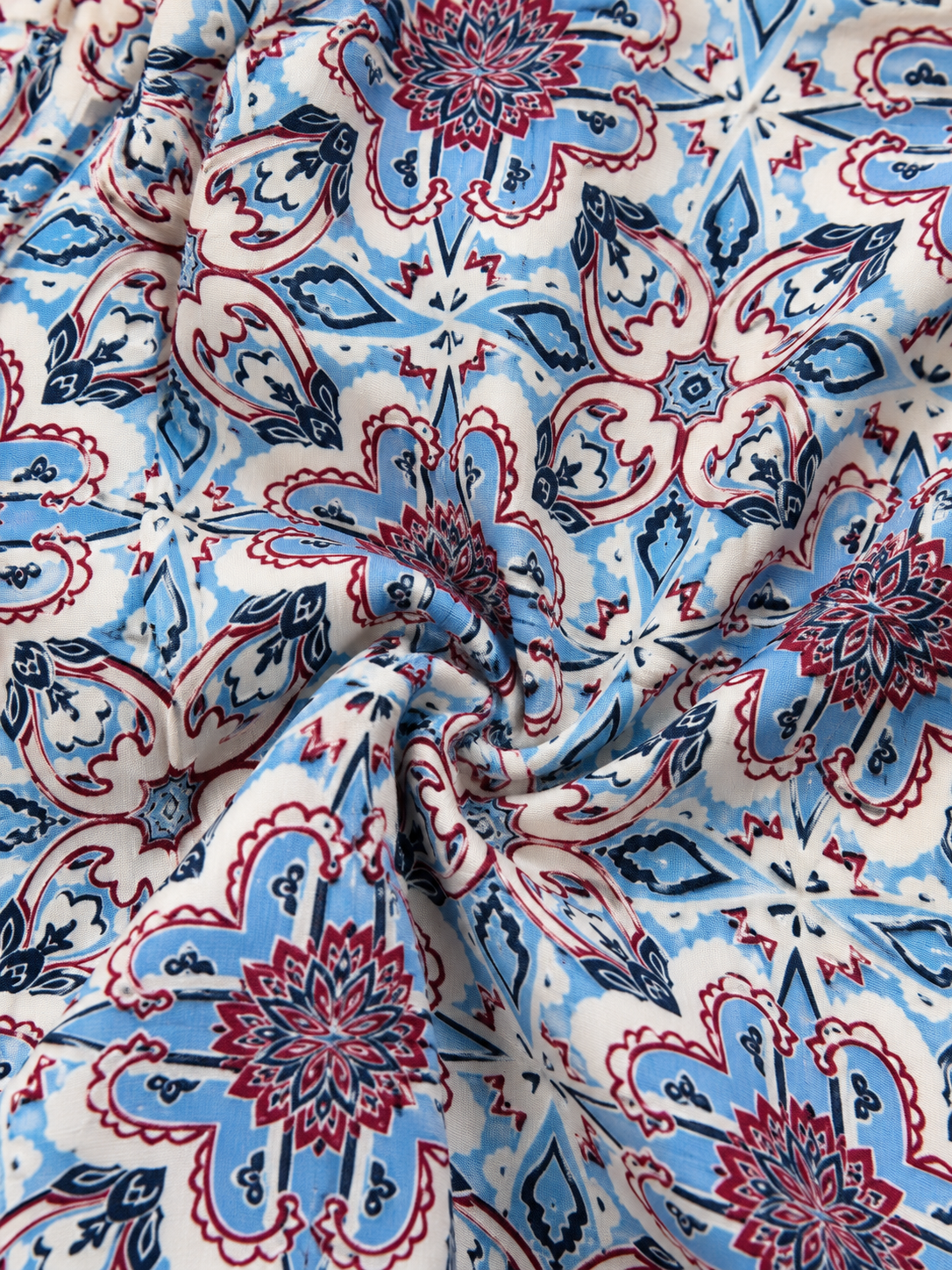 Blusa Carpiel Para Dama Manga Larga Estampada