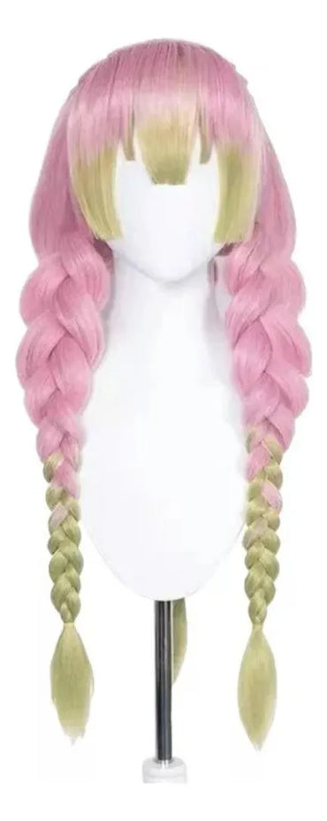 Peluca De Personajes De Anime Kanroji Mitsuri Demon Slayer