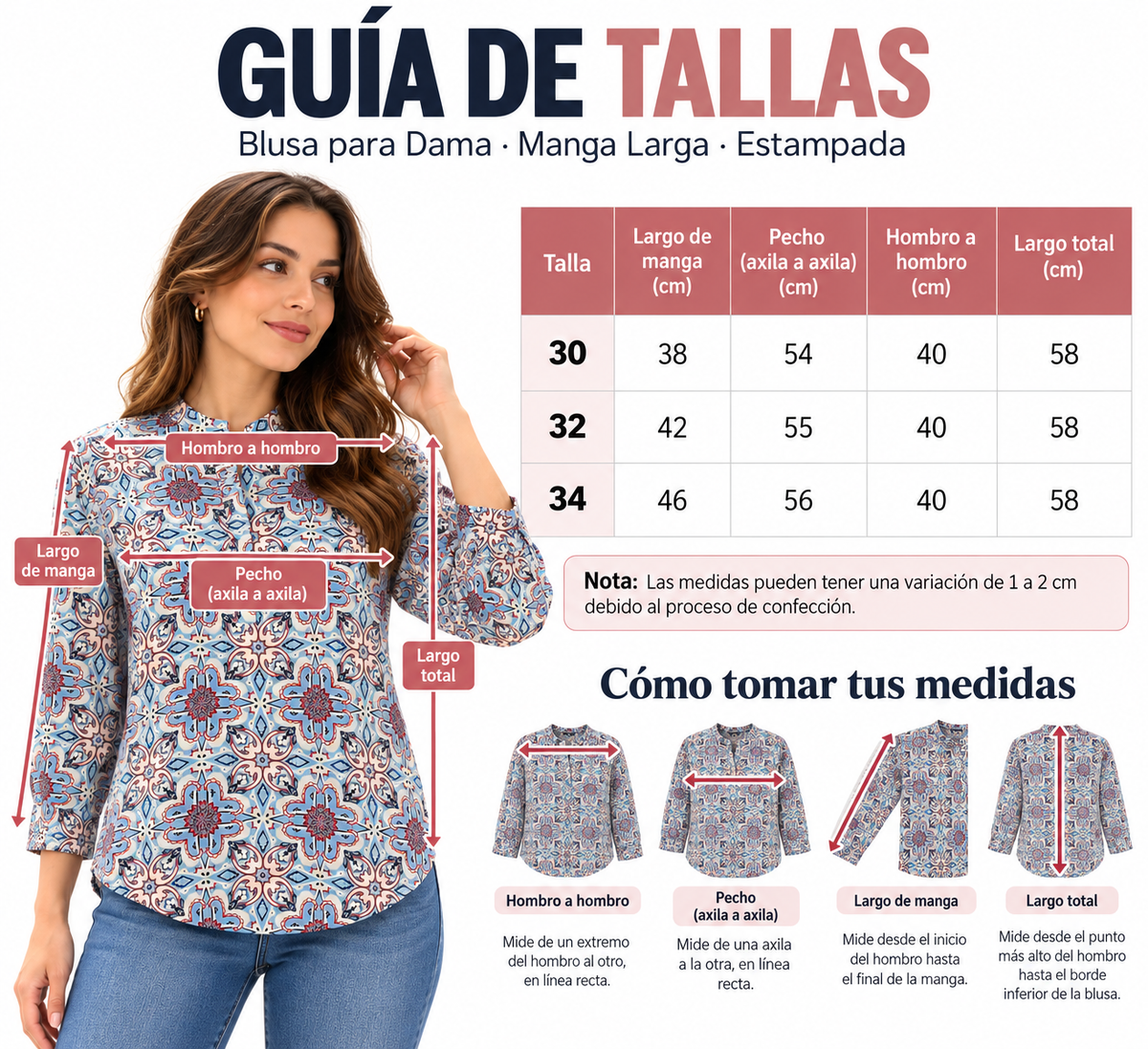 Guía de tallas