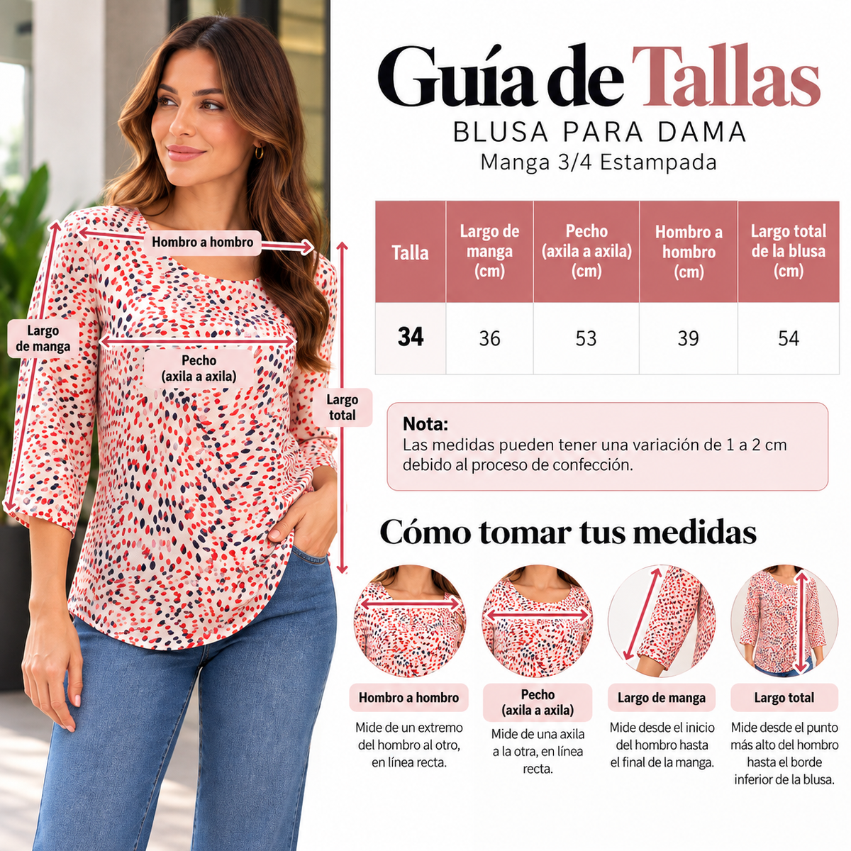 Guía de tallas