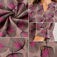 Vestido Nicole Morado Estampado Foleys