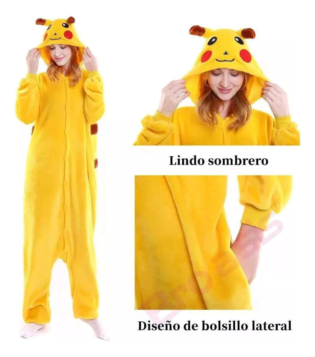 Pijama Mameluco Pokemón Pikachu