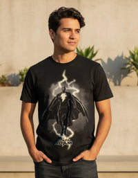 Playera Black Adam The Dark Age Máscara de Látex