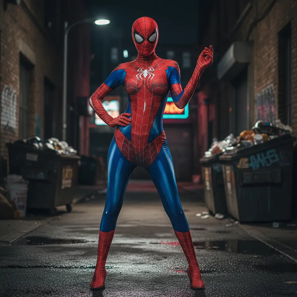 Disfraz De Spiderman Mujer Sexy