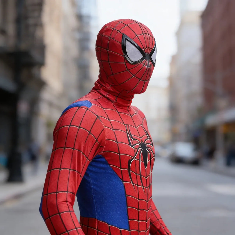 DISFRAZ DE SPIDER-MAN PARA NIÑOS Y ADULTOS