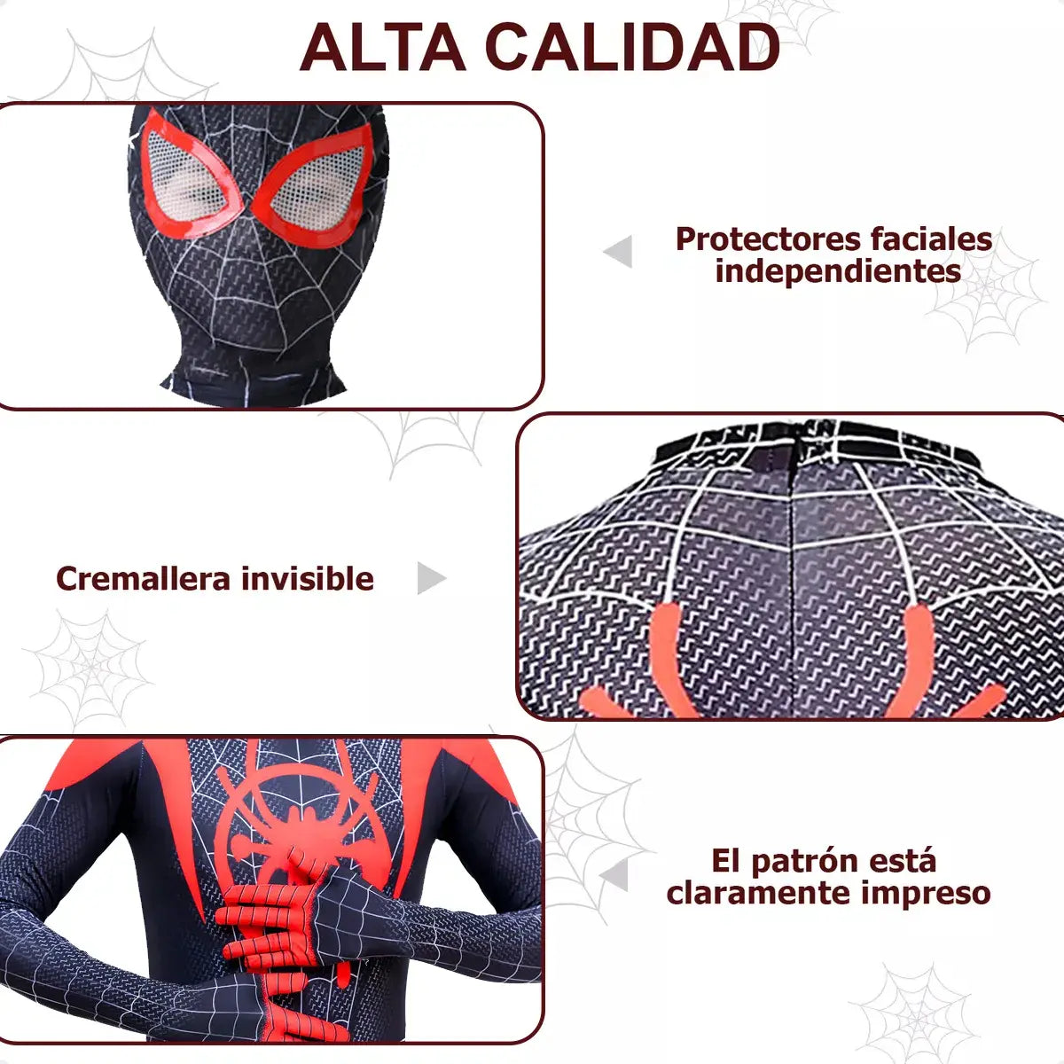 Cosplay Miles Morales Spider-Man Infantil