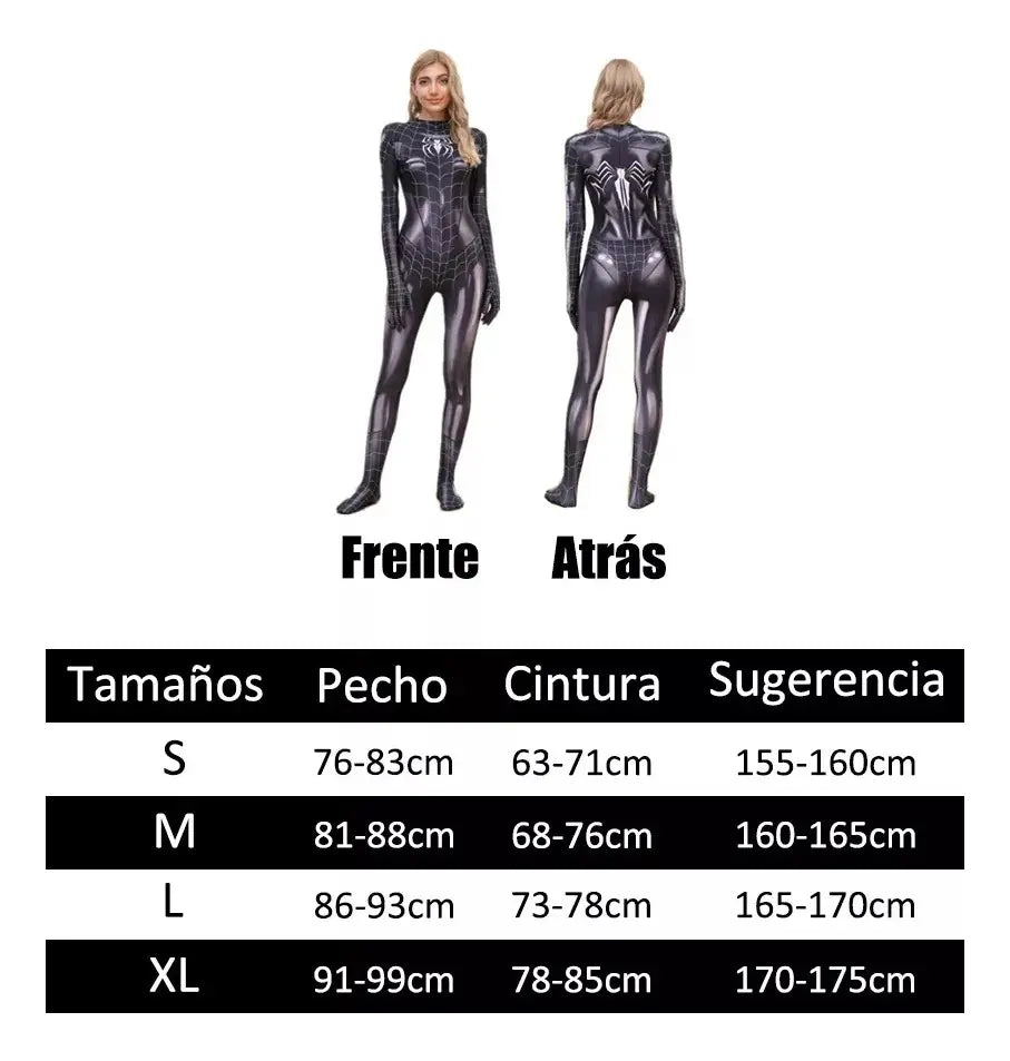 Disfraz Spiderman Mujer Sexy Cosplay