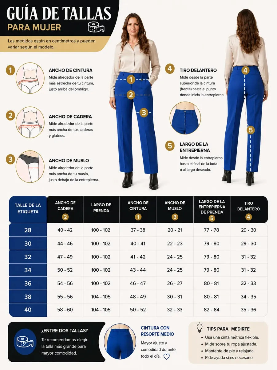 Guía de tallas