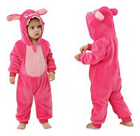 Pijama Kigurumi Angela Stitch Rosa para Niña