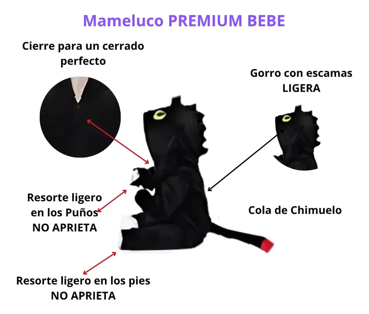 Mameluco Dinosaurio Chimuelo Para Niño
