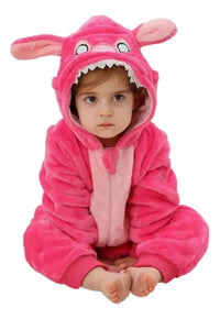 Pijama Kigurumi Angela Stitch Rosa para Niña