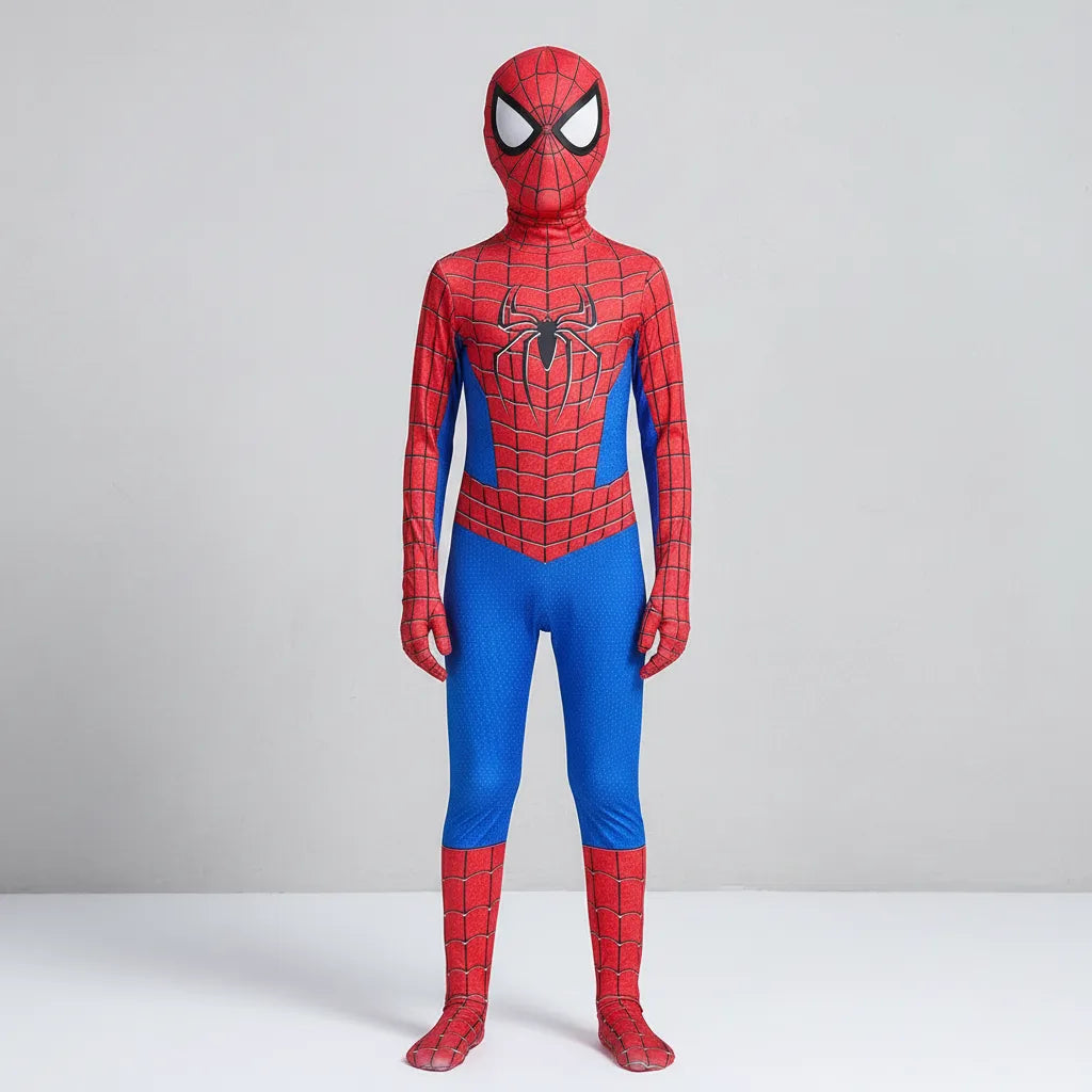 DISFRAZ DE SPIDER-MAN PARA NIÑOS Y ADULTOS