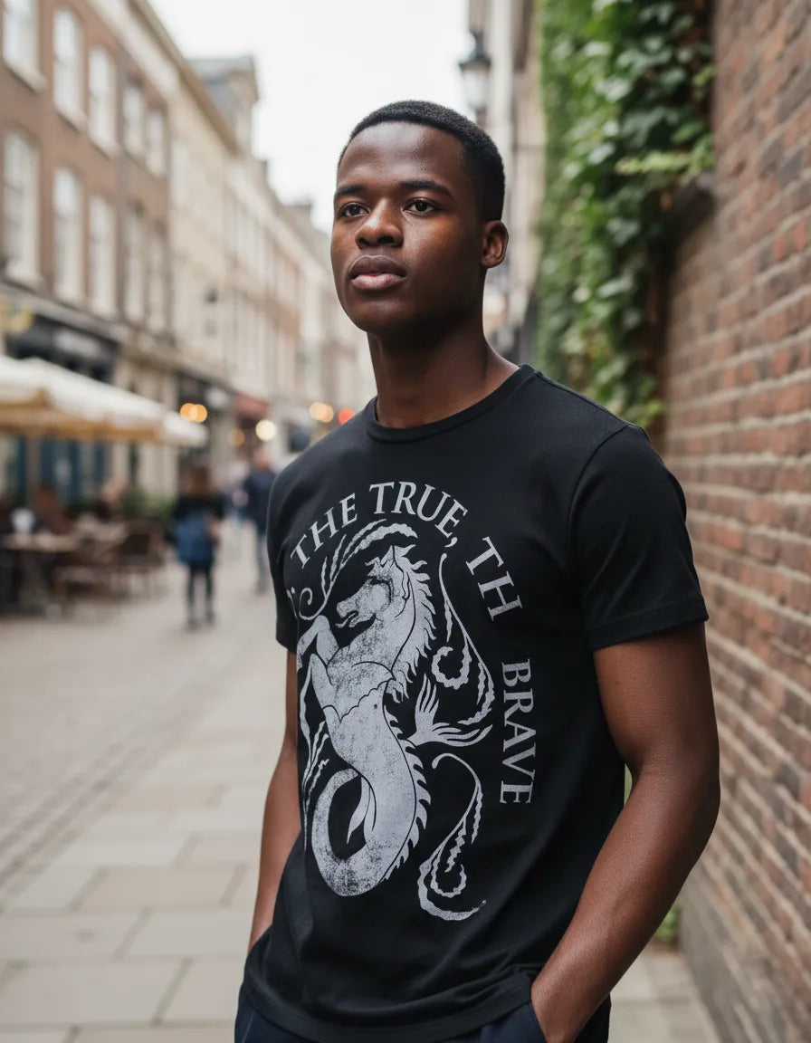 Playera Unisex Old True and Brave House of the Dragon