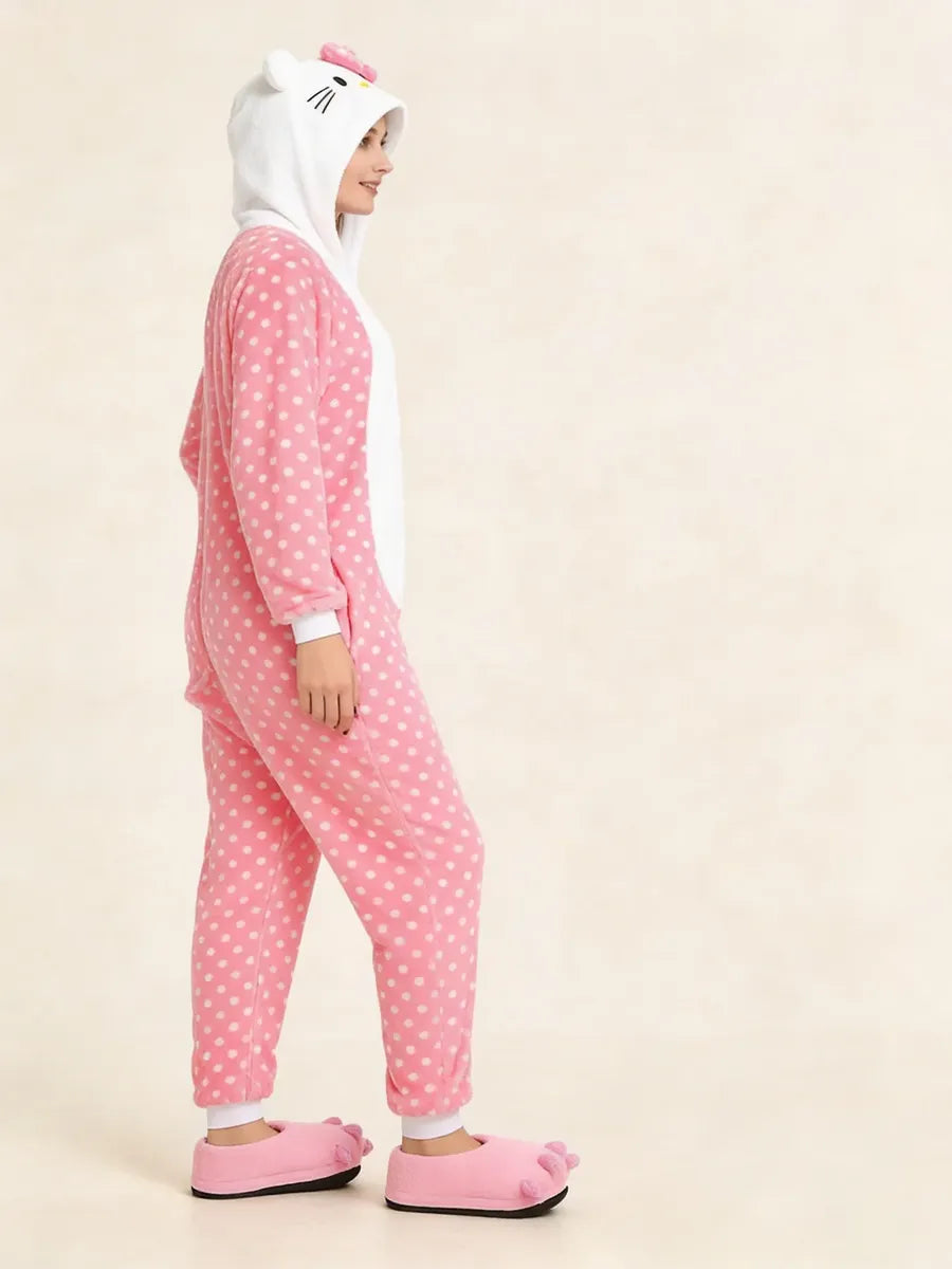 Kigurumi Hello Kitty Mameluco Para Adulto