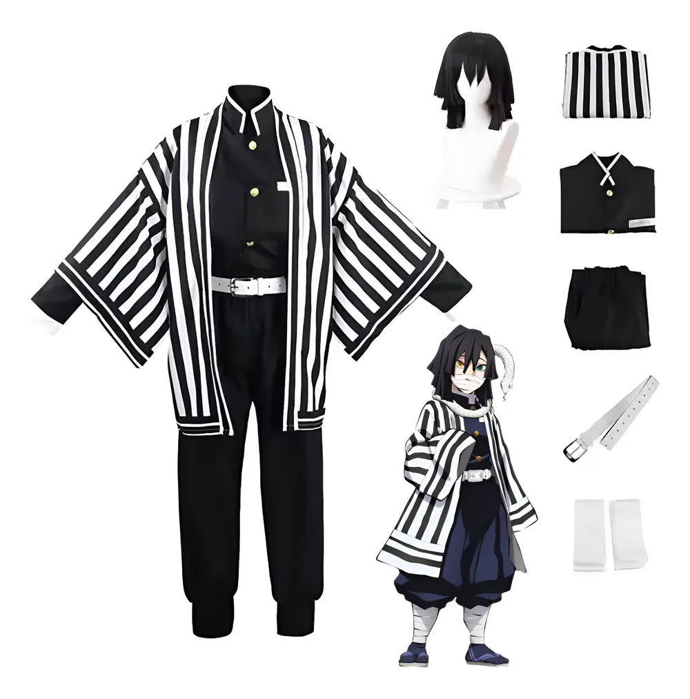 Cosplay Iguro Obanai Demon Slayer