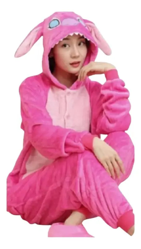 Kigurumi Angela Rosa para Adulto | Mameluco Cosplay