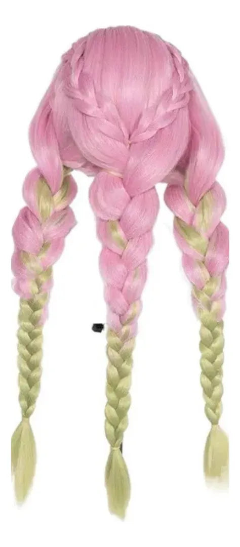 Peluca De Personajes De Anime Kanroji Mitsuri Demon Slayer