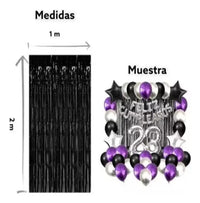 Cortina Metálica para Fiesta 1 x 2 m | Decoración