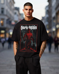Playera Daredevil Born Again Máscara de Látex Marvel
