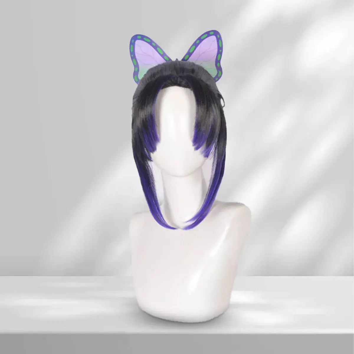 Peluca Shinobu Kocho Cosplay – Demon Slayer