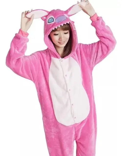 Kigurumi Angela Rosa para Adulto | Mameluco Cosplay