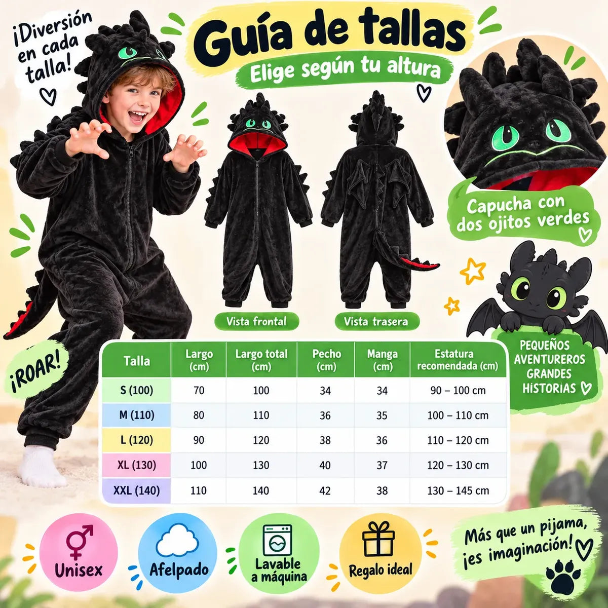 Guía de tallas