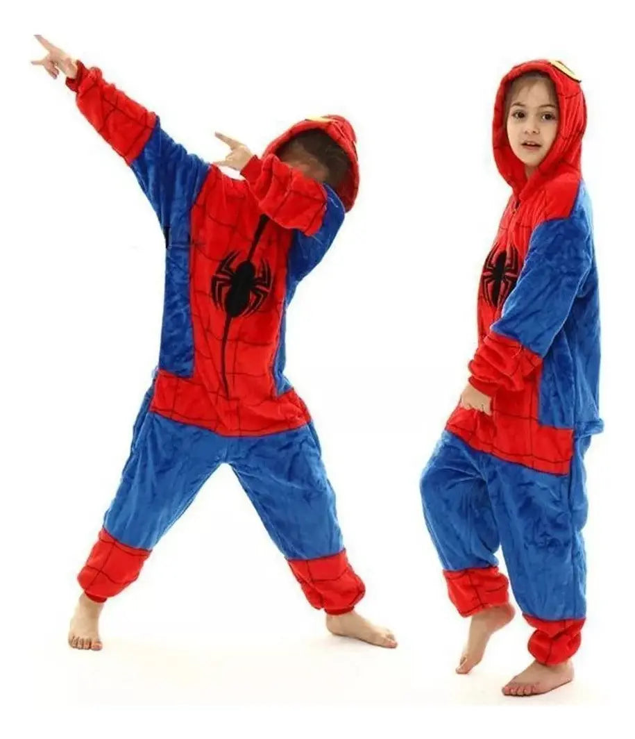 Kigurumi Spiderman Mameluco  Para niño Niño