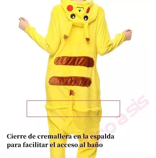 Pijama Mameluco Pokemón Pikachu