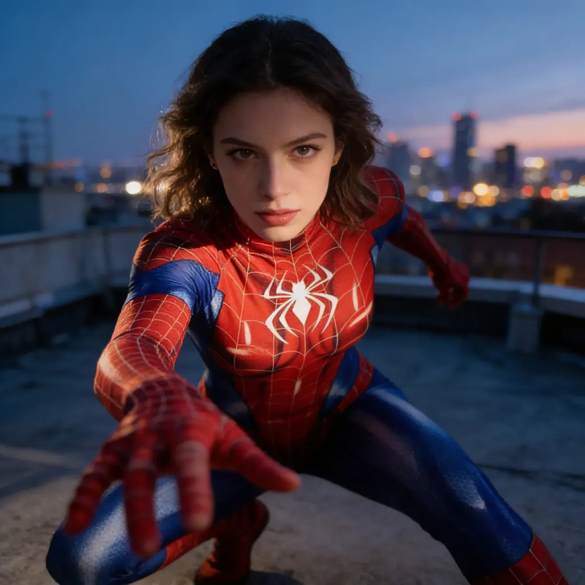 Disfraz De Spiderman Mujer Sexy