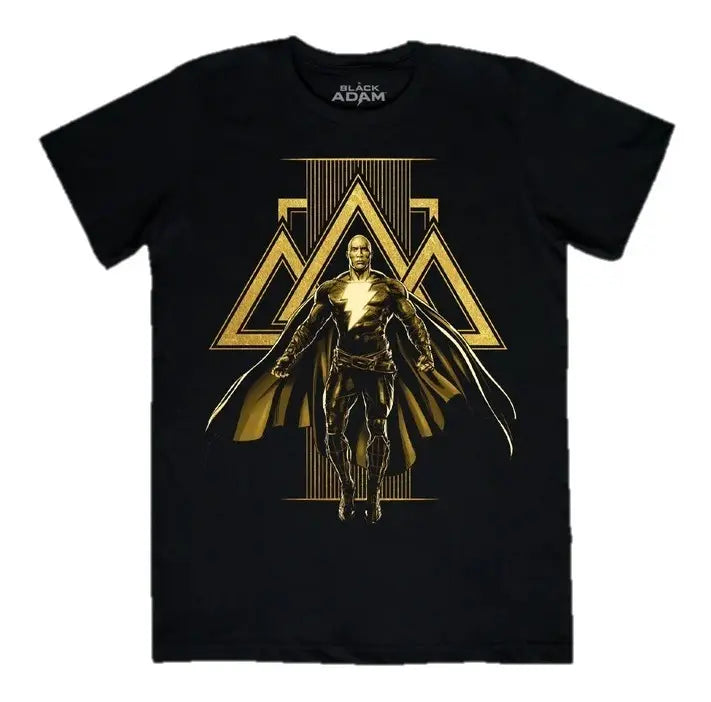Playera Black Adam Ancient Powers Máscara de Látex