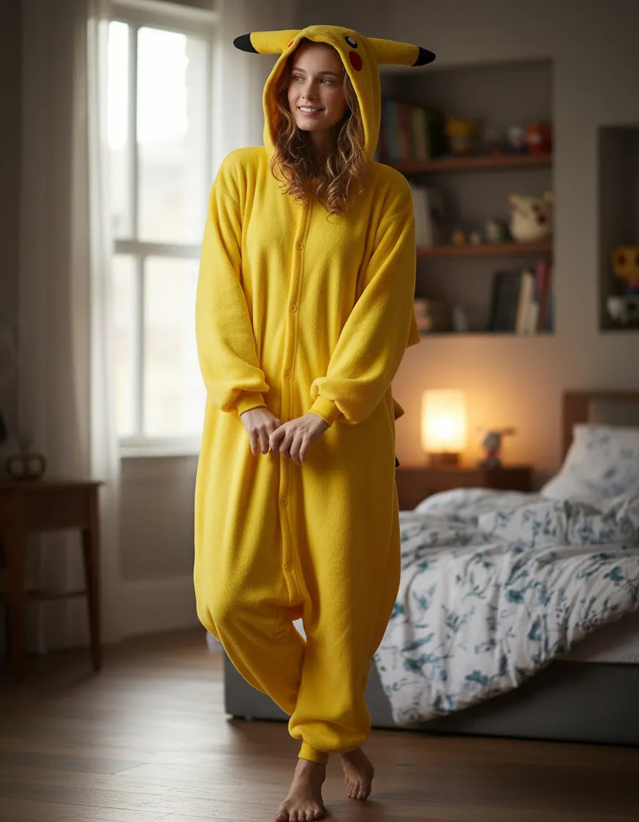 Pijama Mameluco Pokemón Pikachu