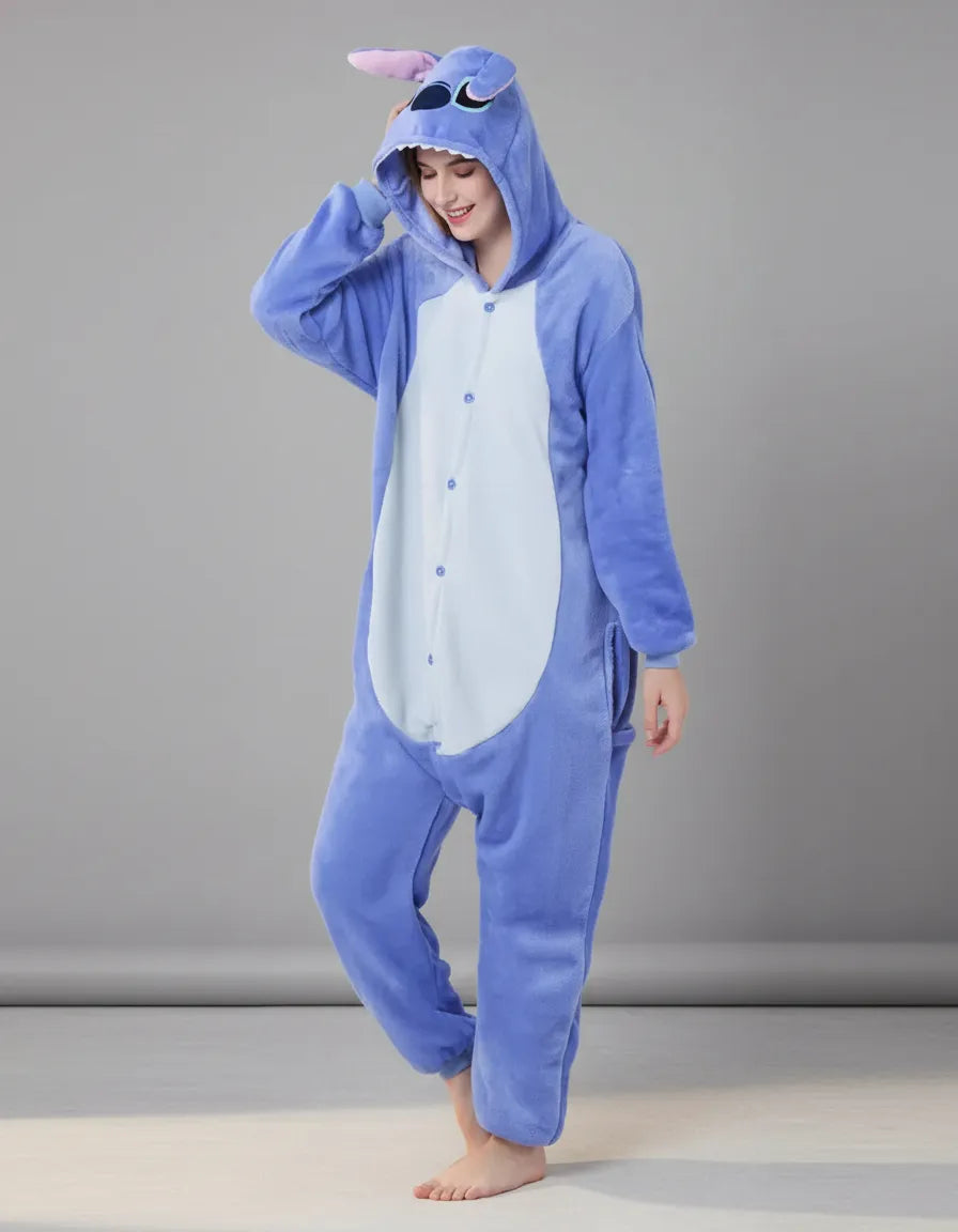 Kigurumi Stitch Pijama Mameluco – Cosplay Kawaii