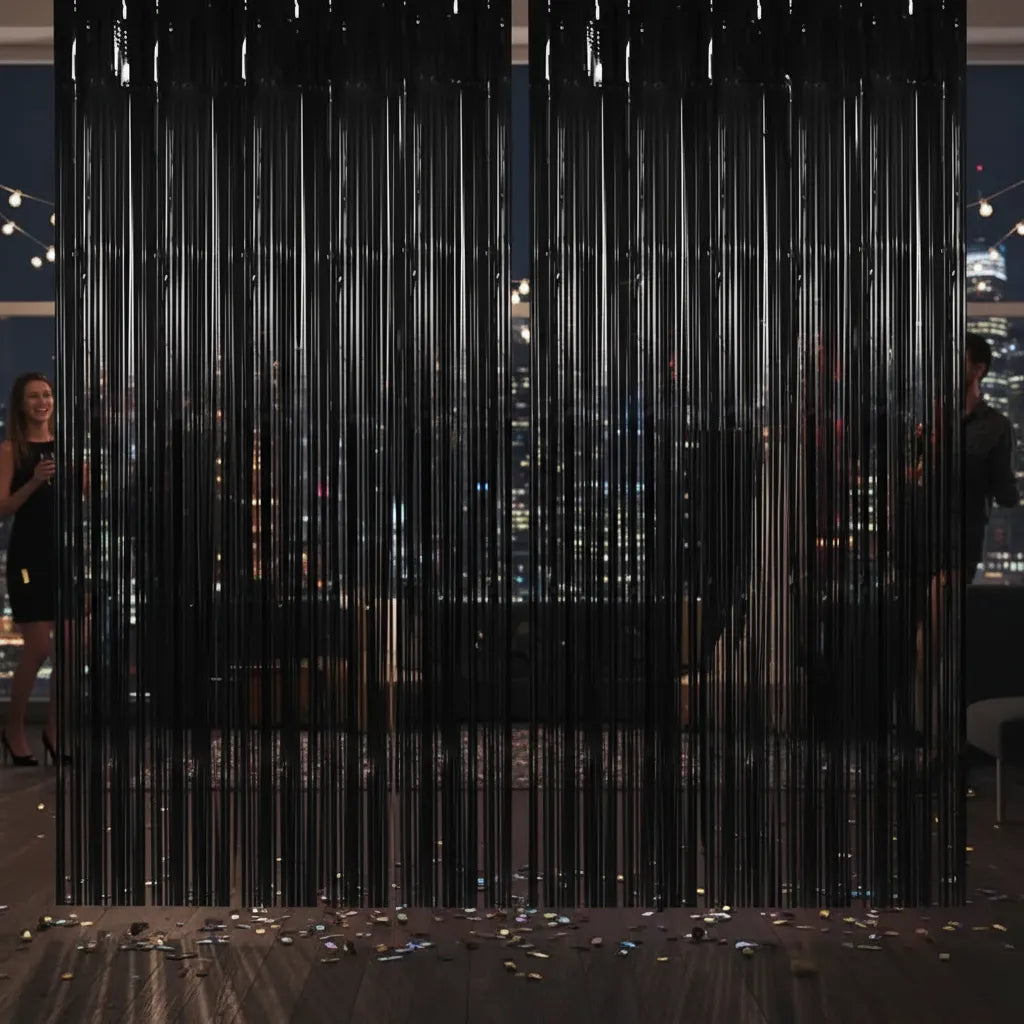 Cortina Metálica para Fiesta 1 x 2 m | Decoración