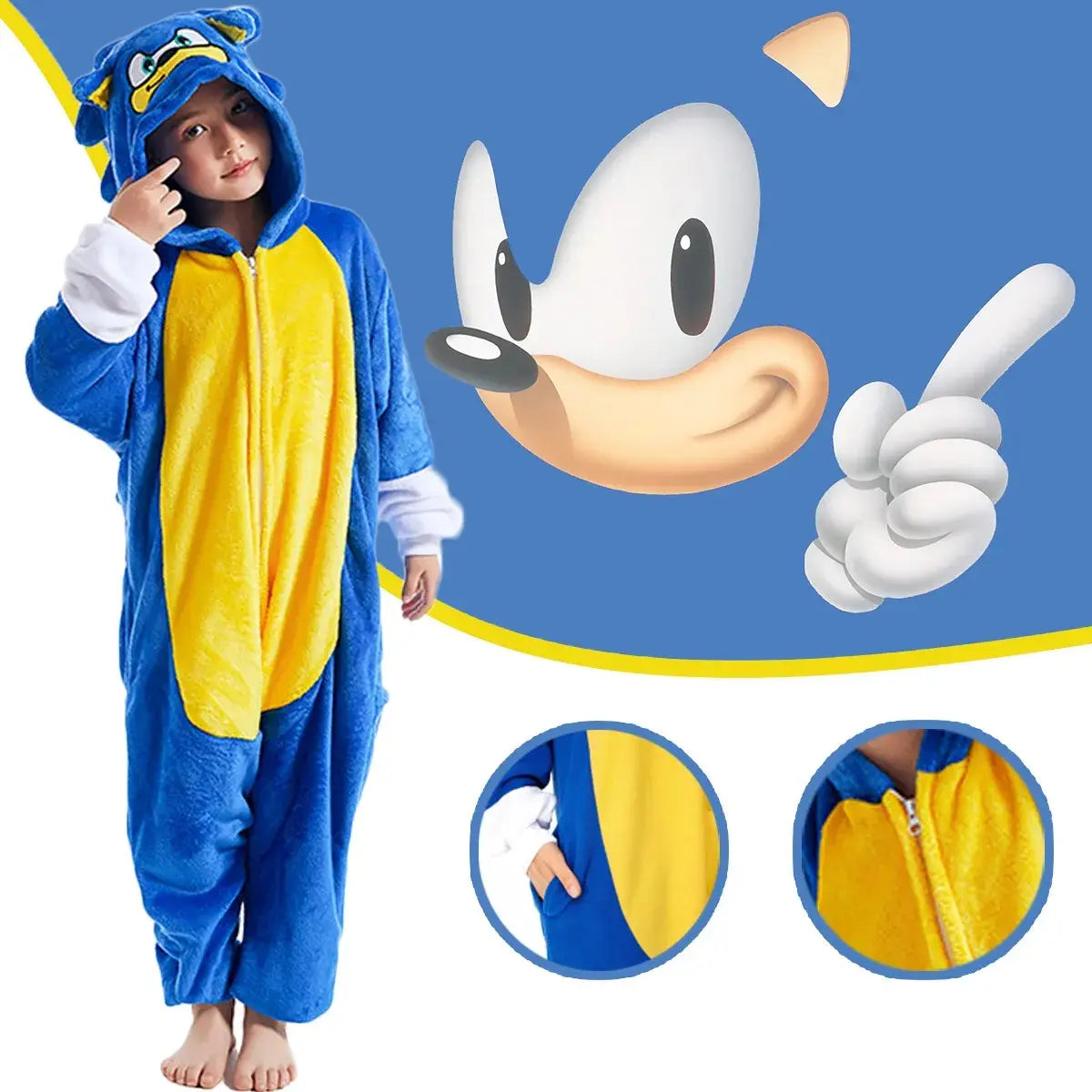Kigurumi Sonic Para Adulto