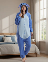 Kigurumi Stitch Pijama Mameluco – Cosplay Kawaii