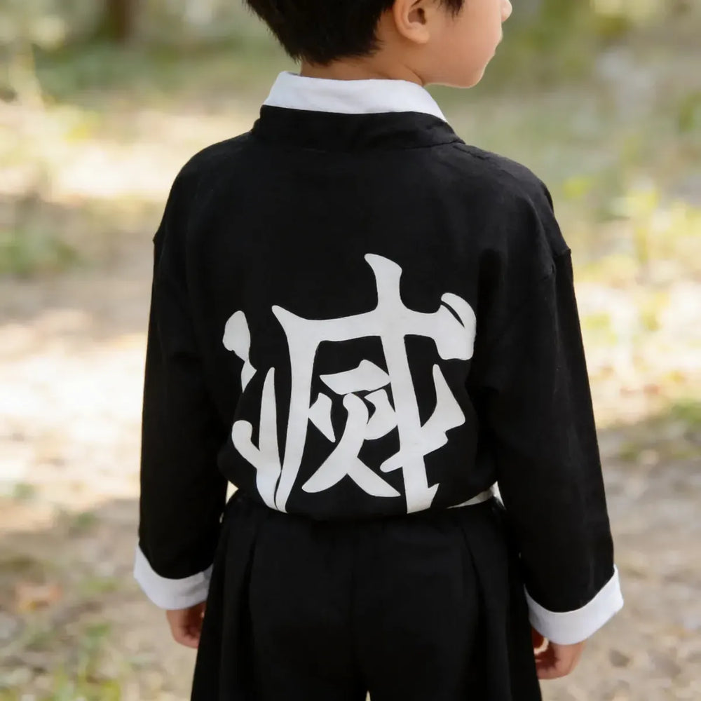 UNIFORME DE CAZADOR DE DEMONIOS PARA NIÑO (DEMON SLAYER)