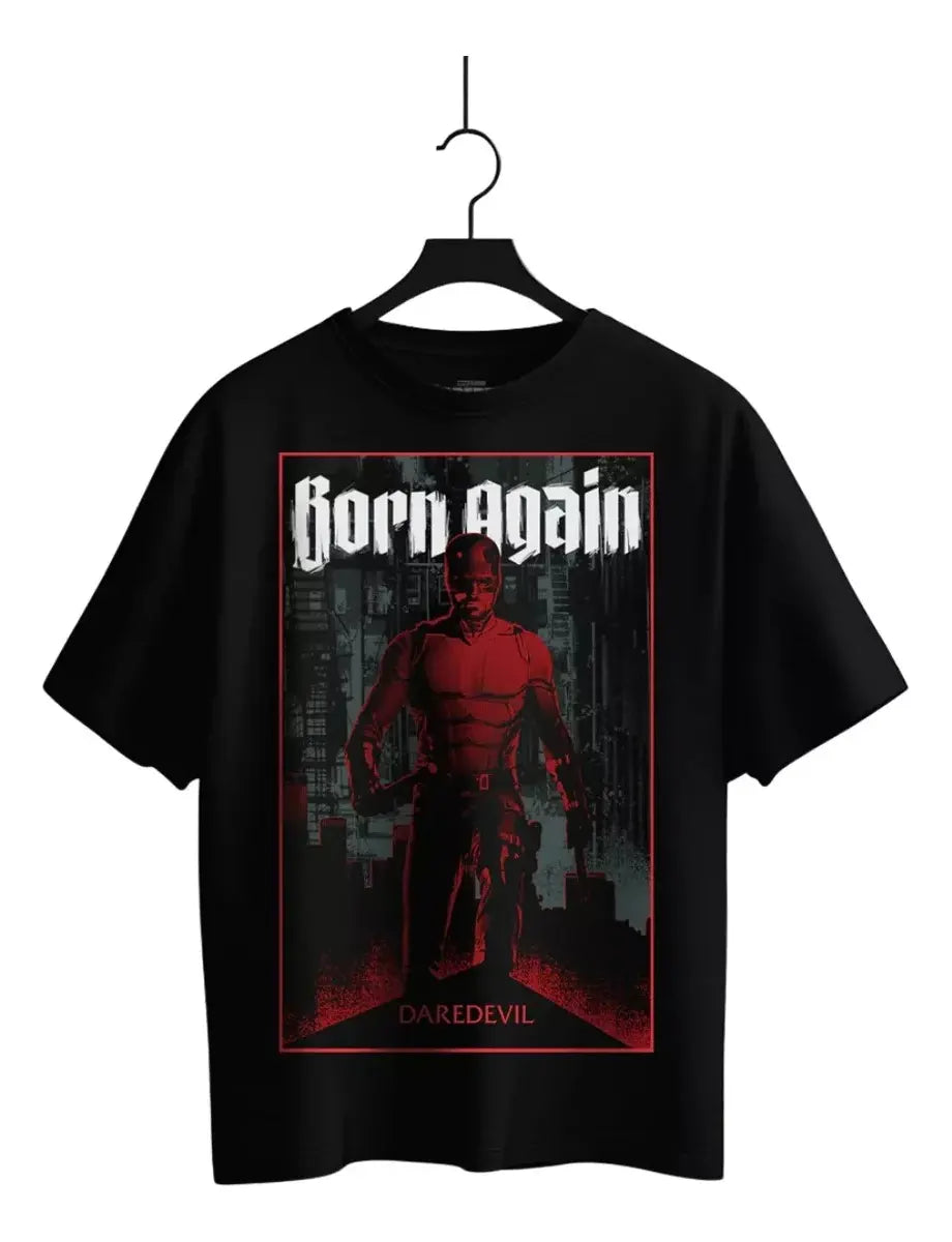 Playera Daredevil Born Again Máscara de Látex Marvel