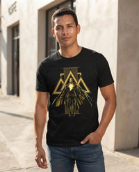 Playera Black Adam Ancient Powers Máscara de Látex