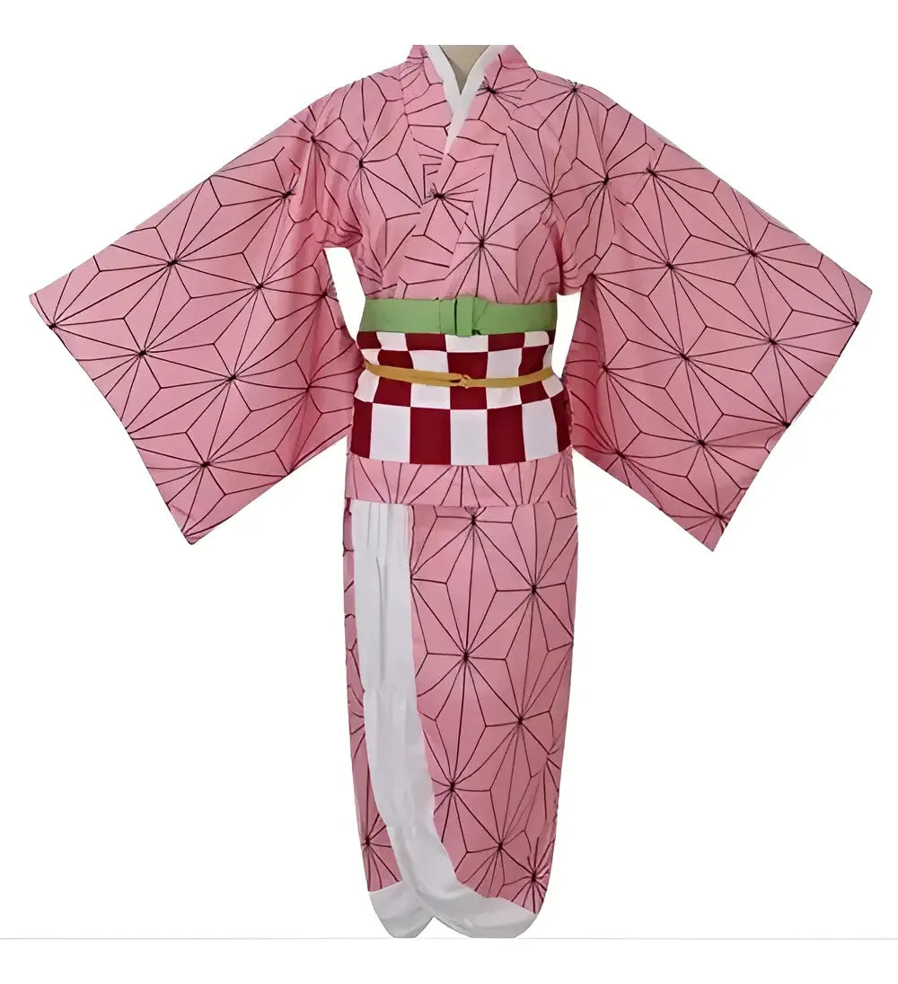 Kimono Nezuko Kamado Demon Slayer para Mujer | Cosplay Anime