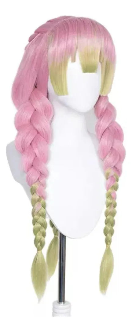 Peluca De Personajes De Anime Kanroji Mitsuri Demon Slayer