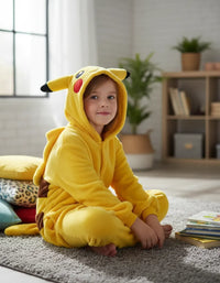 Pijama Mameluco Pikachu Kawai Kigurumi Niños