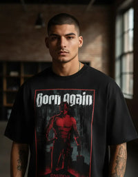 Playera Daredevil Born Again Máscara de Látex Marvel