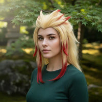 Peluca Kyojuro Rengoku Demon Slayer