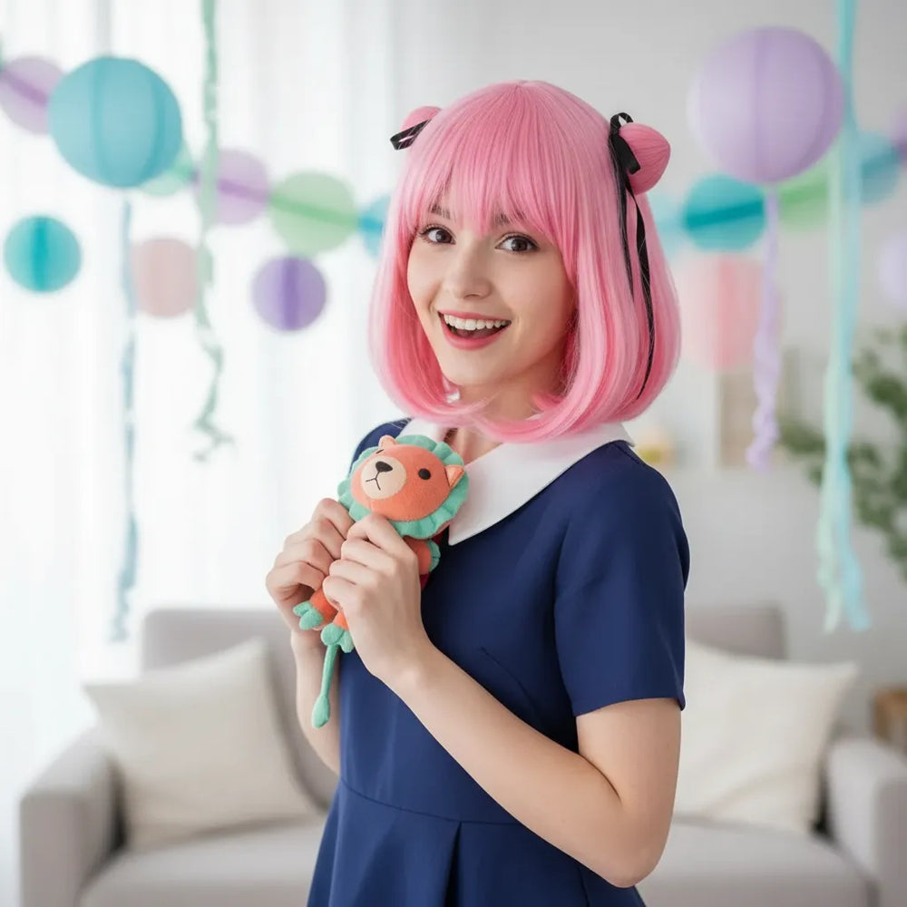 Peluca Anya Forger Cosplay – SPY x FAMILY