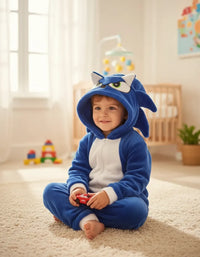 Kigurumi Pijama Completa Mameluco De Sonic Para Niño Infanti