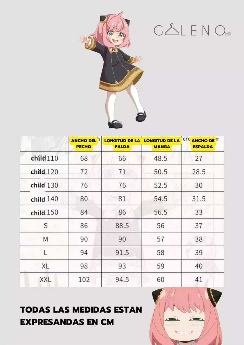Guía de tallas