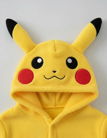 Pijama Mameluco Pikachu Kawai Kigurumi Niños