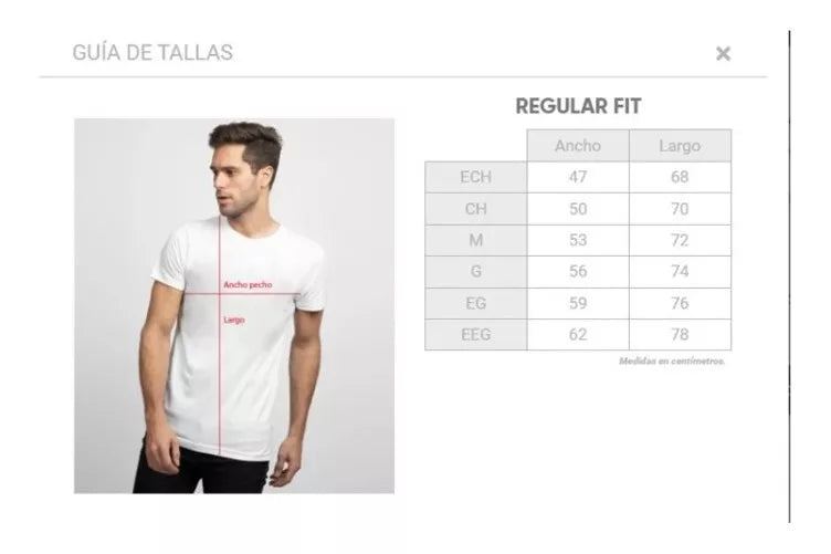 Guía de tallas