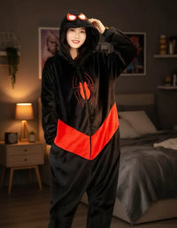 Kigurumi Spiderman Negro Miles Morales para Adulto | Cosplay